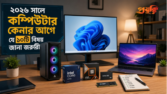 ২০২৬ সালে কম্পিউটার কেনার আগে যে ১০টি বিষয় জানা জরুরি