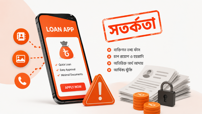 দ্রুত ঋণের নামে প্রতারণার ফাঁদ,৩১ ঋণ অ্যাপ নিয়ে গোয়েন্দা সংস্থার সতর্কবার্তা