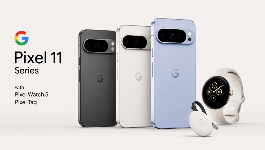 Google Pixel 11 Series Launched with Gemini AI, Pixel Watch 5 & Pixel Tag