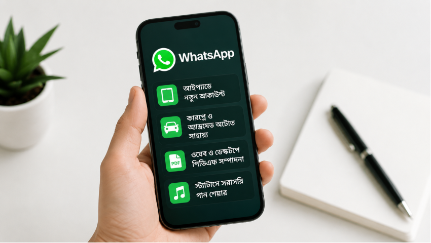 হোয়াটসঅ্যাপে যুক্ত হলো আরো ৪ ফিচার