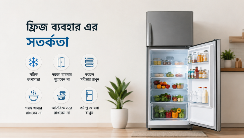 ফ্রিজের সার্ভিসিং কমাতে যেসব সতর্কতা মেনে চলা জরুরি